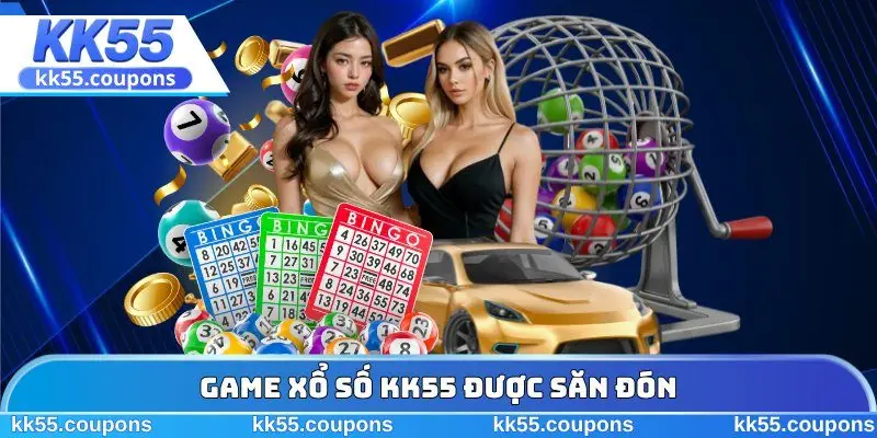 Game xổ số KK55 được săn đón