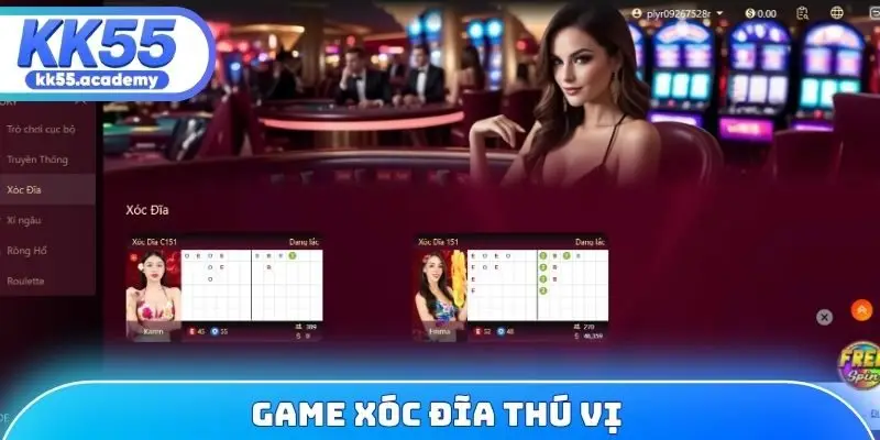 Game xóc đĩa thú vị